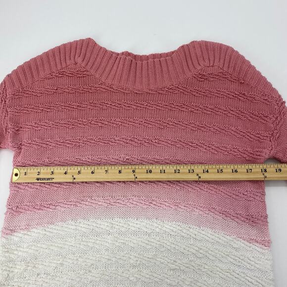 INC International Concept Sweater Ombre Cable Knit Top - Picture 7 of 7